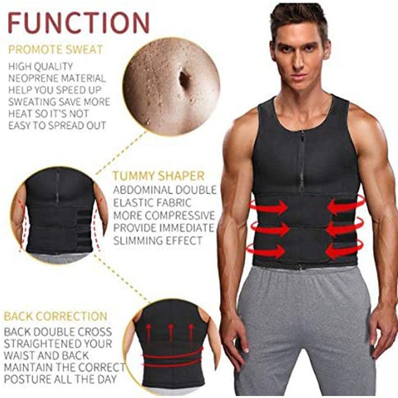 Men Body's Body Shaper Trainer Sauna Vest